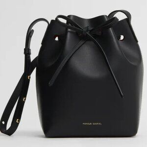 Mansur Gavriel Mini Bucket Bag - Black